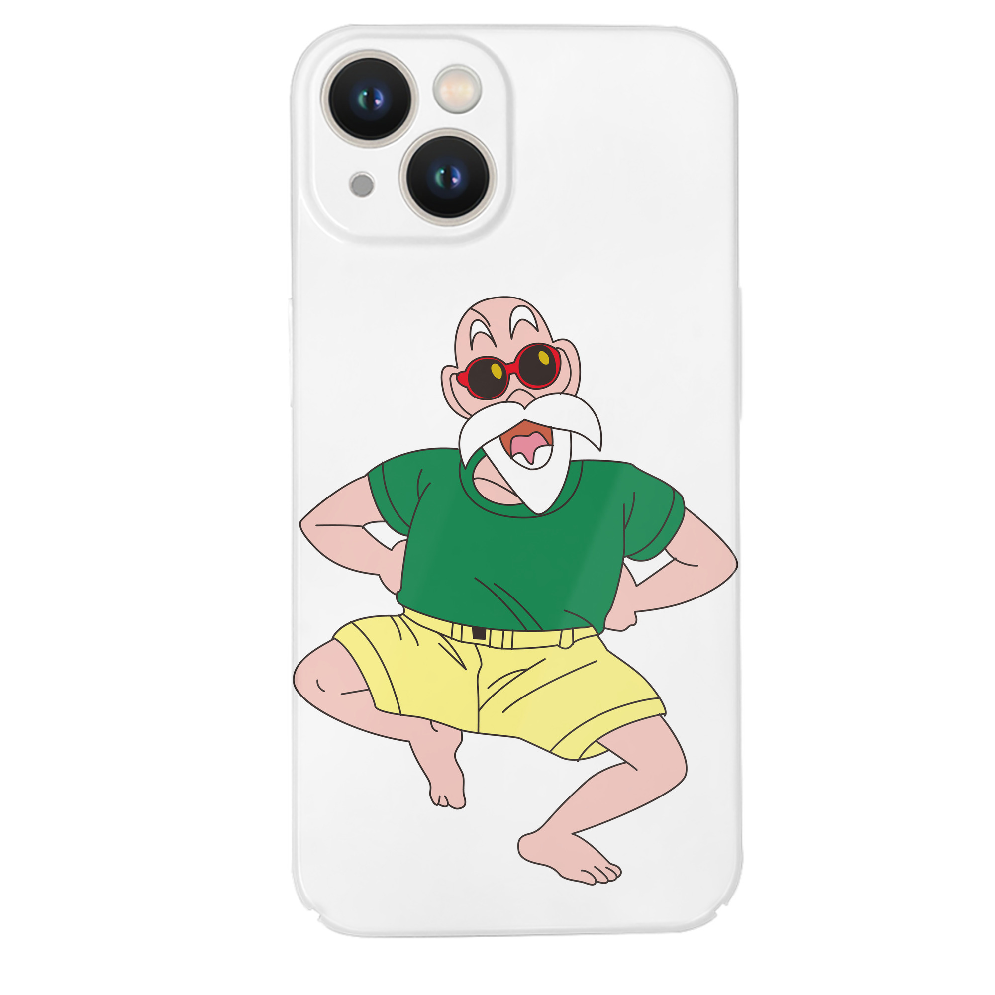 （画像用） ドラゴンボール 亀仙人（かめせんにん） DRAGON BALL Master Roshi Kame Sennin 【iPhone 14シリーズ対応】ハードケース